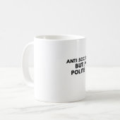 Mug Citation drôle d'introverti antisocial mais poli  (Devant gauche)