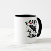 Mug Citation drôle essentielle F-Caw-F (Devant droit)