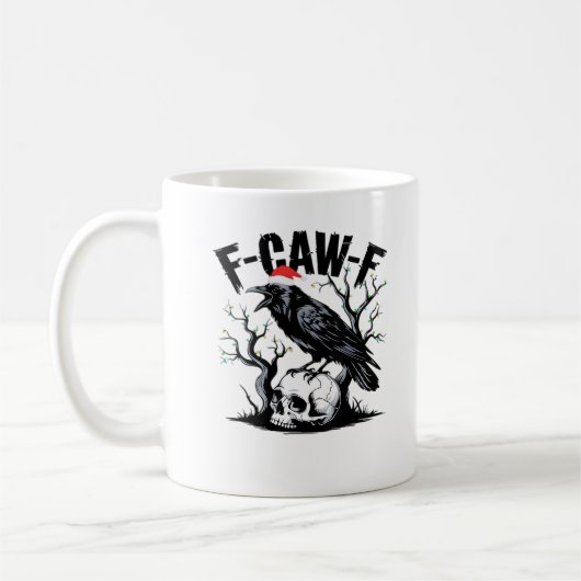 Mug Citation drôle essentielle F-Caw-F (Gauche)