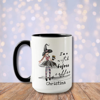 Mug Citation drôle et fantaisiste Je suis une sorcière