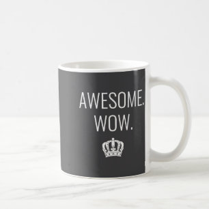 Mug Citation drôle et géniale pour femmes en col V 