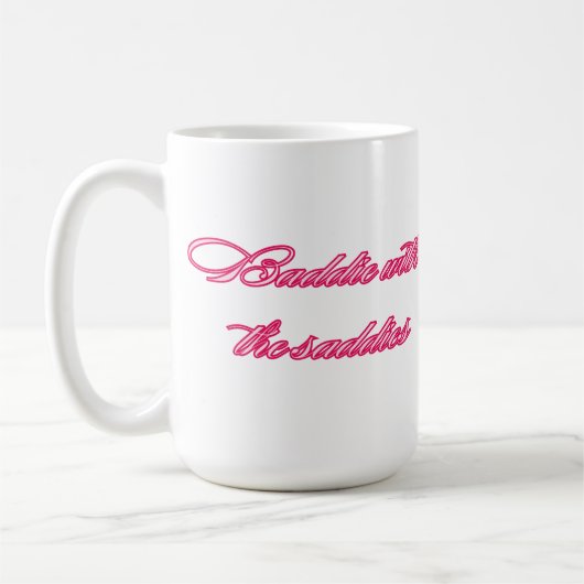 Mug Citation drôle et identifiable de Baddie With the  (Gauche)