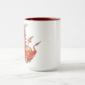 Mug Citation Drôle Et Mignonne De Dragon Rouge Feu (Centre)
