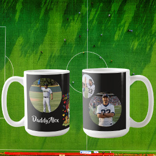 Mug Citation drôle et mignonne Photo de papa footballe
