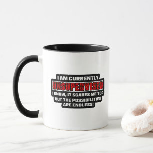 Mug Citation drôle et sarcastique actuellement sans su