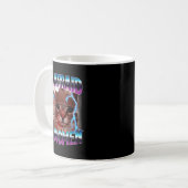 Mug Citation drôle humour effrayé par les femmes chat (Devant gauche)