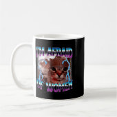 Mug Citation drôle humour effrayé par les femmes chat (Gauche)