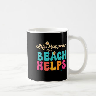 Mug Citation drôle La vie d'été arrive La plage aide