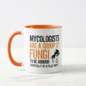 Mug Citation drôle : Les mycologues sont un groupe de  (Gauche)