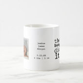 Mug Citation drôle Mignon Bébé L'a Fait Humour (Centre)