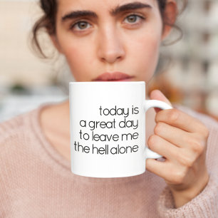 Mug Citation drôle Mignon Noir Aujourd'hui Est Un Gran