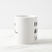 Mug Citation Drôle Monogrammée (Centre)