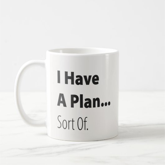 Mug Citation Drôle Monogrammée (Gauche)