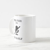 Mug Citation drôle "Mute Yourself" (Devant gauche)