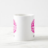 Mug Citation drôle Nom Rétro Espresso Vous-même Modern (Centre)