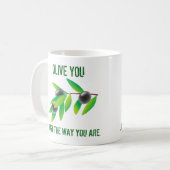 Mug Citation Drôle Olive You. Juste comme vous êtes. (Devant gauche)
