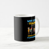 Mug Citation Drôle Physicien Prof De Sciences Retour À (Devant droit)