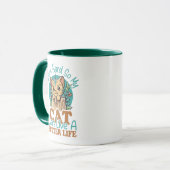 Mug Citation drôle pour amateur de chats Graphique de (Devant gauche)