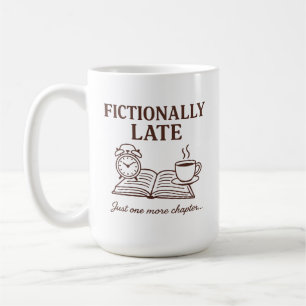 Mug Citation drôle pour amoureux de livres et de café,