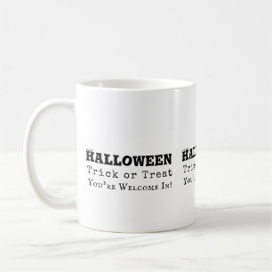 Mug Citation drôle pour Halloween Trick or Treat