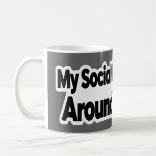 Mug Citation drôle pour introverti buveur de café ou d