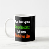 Mug Citation drôle pour la protection de l'environneme (Gauche)