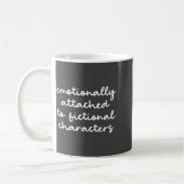 Mug Citation drôle pour les amateurs de livres Script (Gauche)