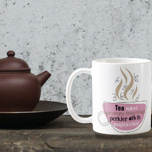 Mug Citation Drôle Pour Les Amateurs De Thé Illustré C