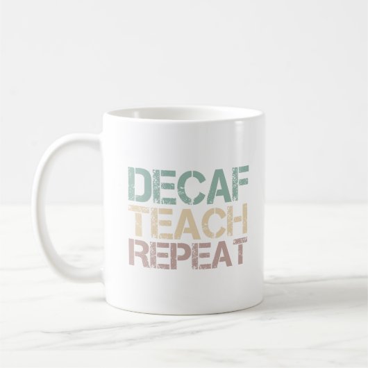 Mug Citation drôle pour les professeurs qui enseignent (Gauche)