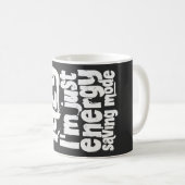 Mug Citation drôle Procrastination (Devant droit)