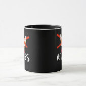 Mug Citation drôle sans roi de style rétro créatif (Centre)