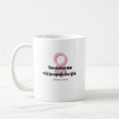 Mug Citation drôle sur les droits des femmes (Gauche)