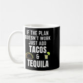 Mug Citation Drôle Tacos Et Tequila Pour Cinco De Mayo (Gauche)