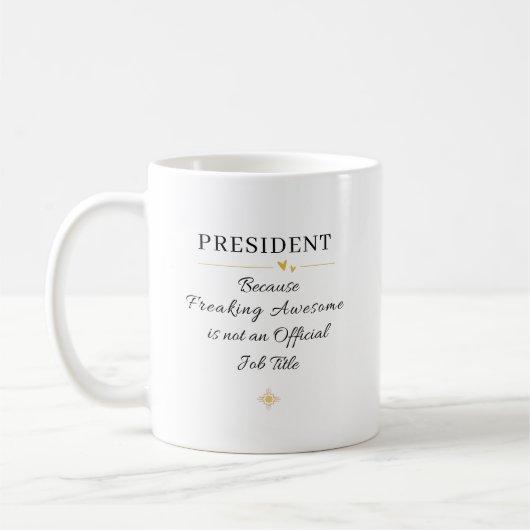 Mug Citation du bureau du président (Gauche)