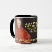 Mug Citation du cardinal de St. John Henry Newman (Devant gauche)