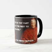 Mug Citation du cardinal de St. John Henry Newman (Devant droit)