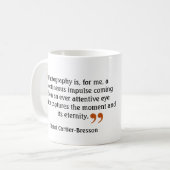 Mug Citation du célèbre photographe 6 double lentilles (Devant gauche)