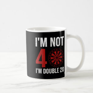 Mug Citation Du Joueur Mens Dart Pour 40E Anniversaire