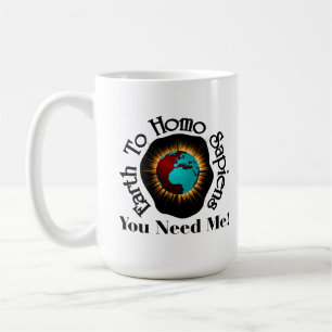 Mug Citation du Jour des terres Terre vers Sapiens Hom