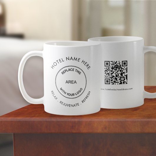 Mug Citation du logo de l'hôtel ou de la maison d'hôte