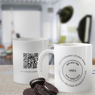 Mug Citation du logo de Photoshop Studio QR Code