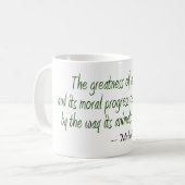Mug Citation du Mahatma Gandhi (Devant gauche)
