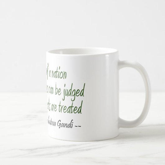 Mug Citation du Mahatma Gandhi (Droite)