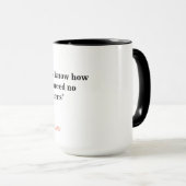 Mug Citation Du Mahatma Gandhi Sur La Pensée (Devant droit)