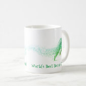 Mug Citation du meilleur bonus papa du monde de coureu (Devant droit)