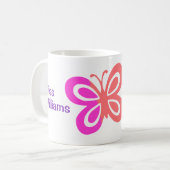 Mug Citation du meilleur enseignant personnalisé Papil (Devant gauche)