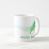 Mug Citation du meilleur papa du monde de coureur (Devant droit)