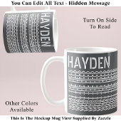 Mug Citation du message caché 137WG