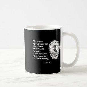 Mug Citation du philosophe Platon - Philosophie Étudia