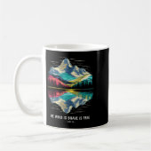 Mug Citation du philosophe Stoic Seneca Brave stoïcism (Gauche)